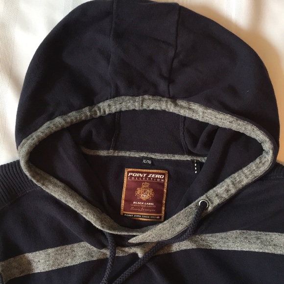 *SALE* Men’s hooded varsity sweater | Point zero - Picture 4 of 7